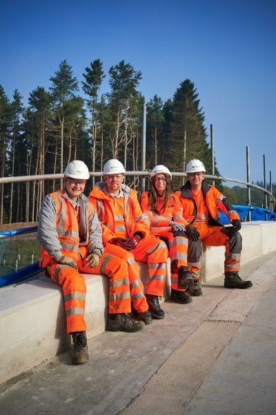 Students enjoy Work Experience at Cross Tay Link Road