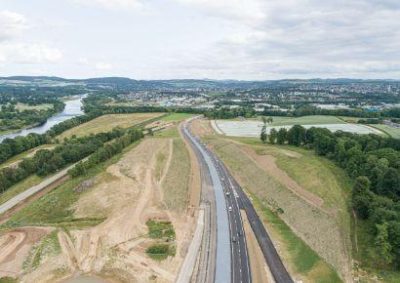 A9 tie in works for Cross Tay Link Road